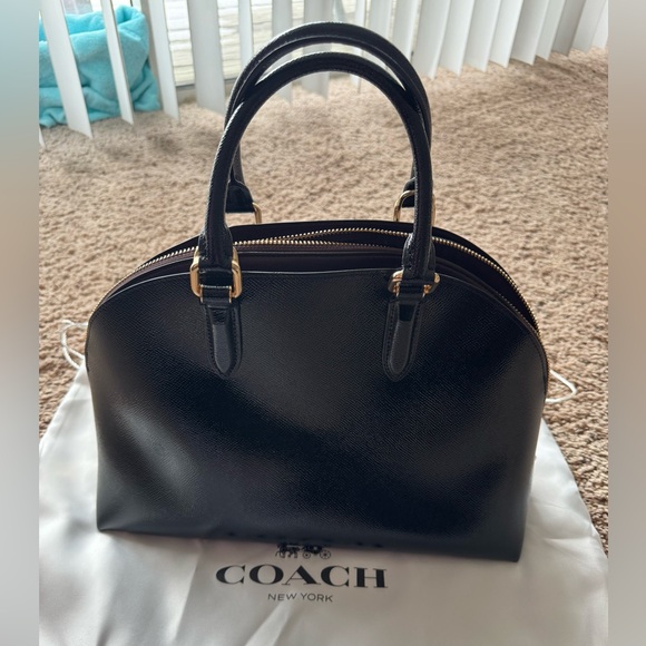 Coach Black Quinn Satchel - Picture 8 of 9